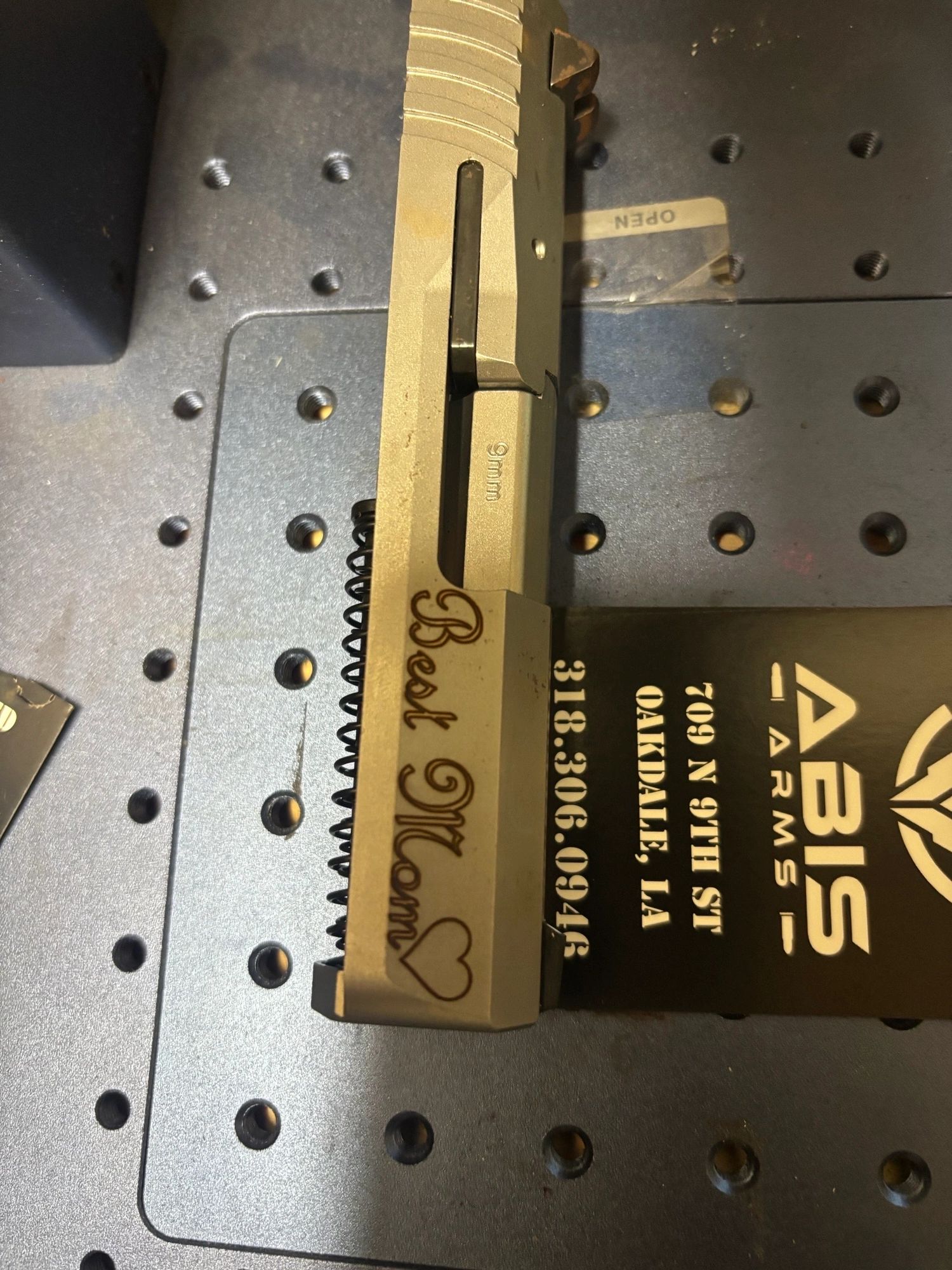 ABIS Arms engraving portfolio, original project photograph 5